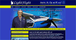 Desktop Screenshot of lightflight.co.za
