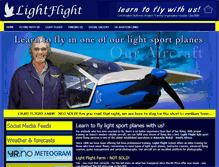 Tablet Screenshot of lightflight.co.za